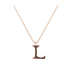 L - Letter Name Necklace Initial Necklace